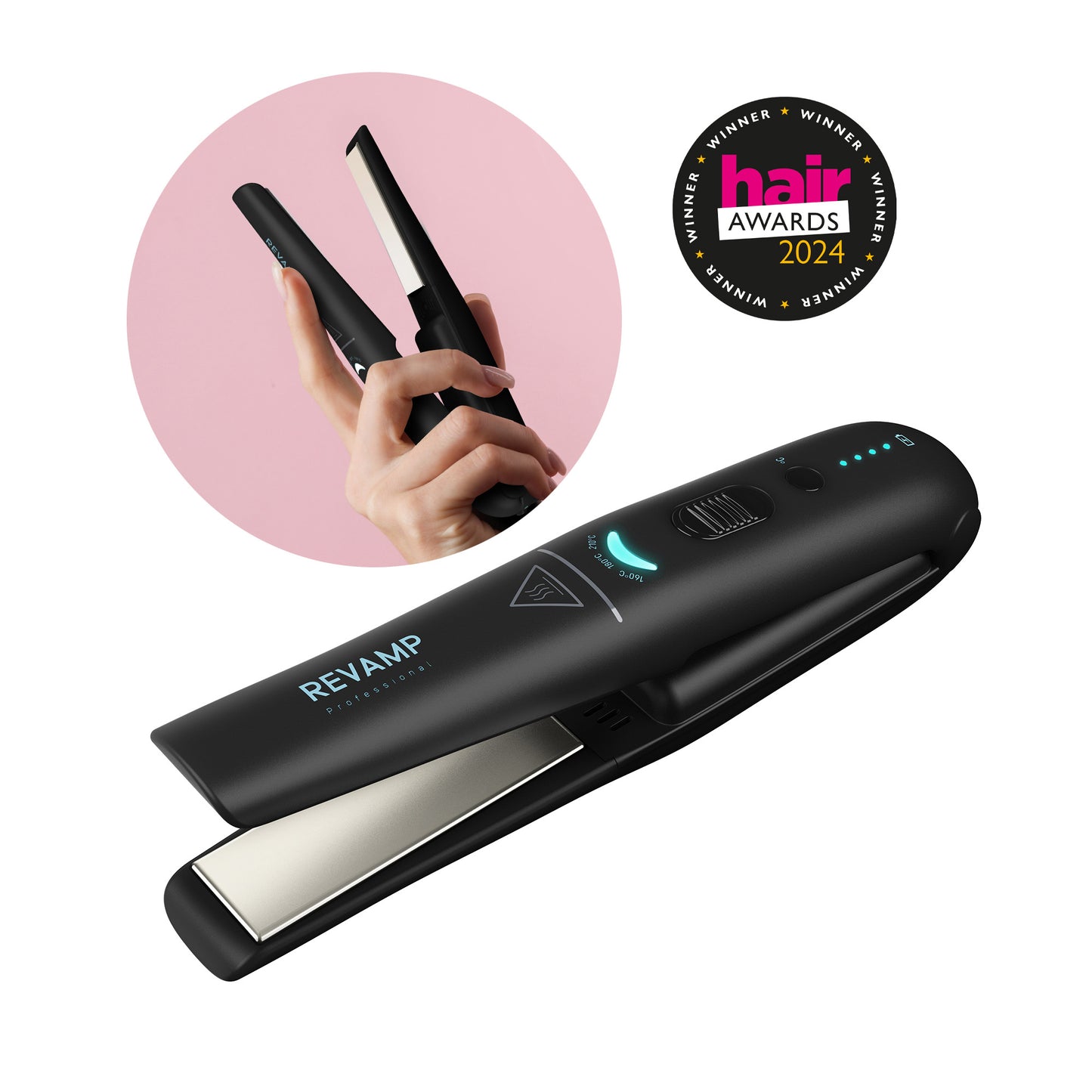 REVAMP Progloss Liberate Cordless Compact ST-1700 bežična pegla za kosu