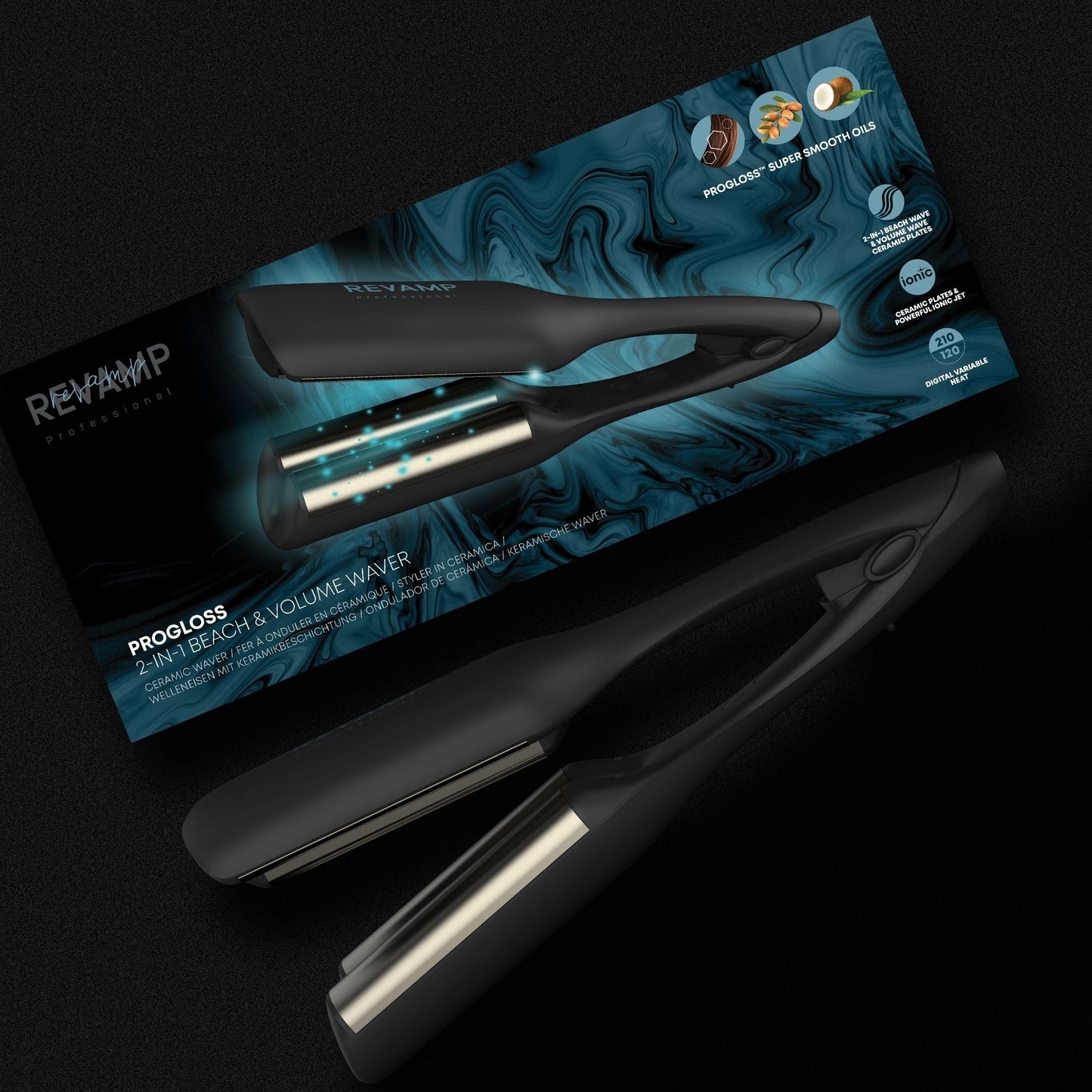 REVAMP Progloss 2-IN-1 Beach & Volume Waver WV-3000 uvijač za kosu