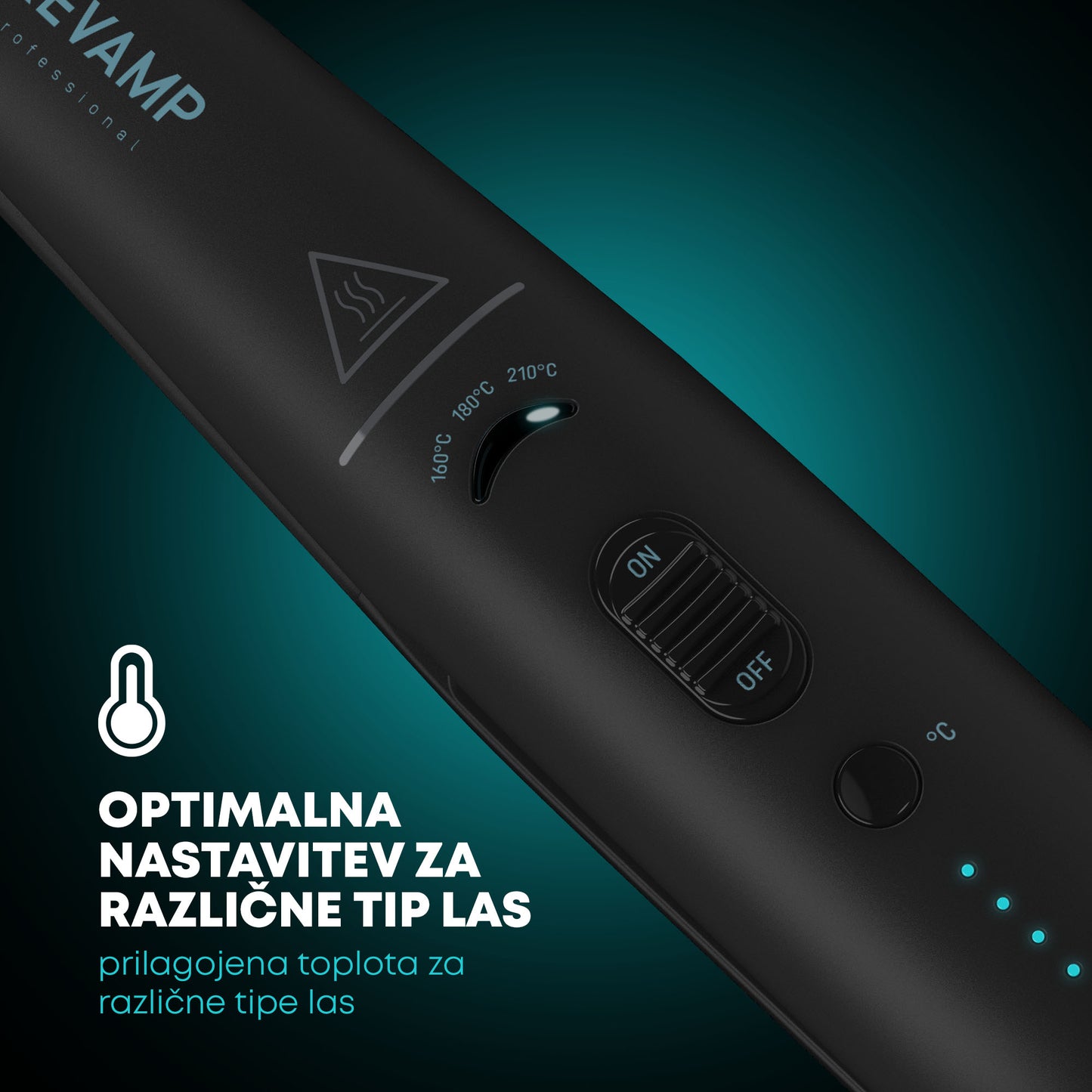 REVAMP Progloss Liberate Cordless Compact ST-1700 bežična pegla za kosu