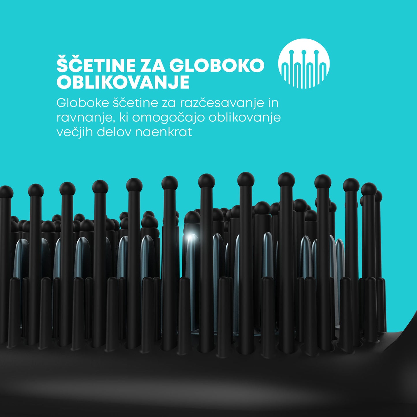 REVAMP Progloss Deepform Brush BR-2000 četka za ravnanje kose