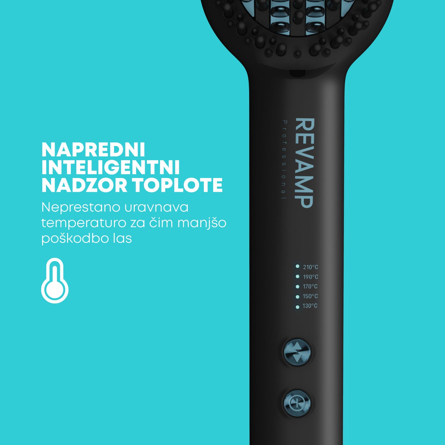 REVAMP Progloss Deepform Brush BR-2000 četka za ravnanje kose
