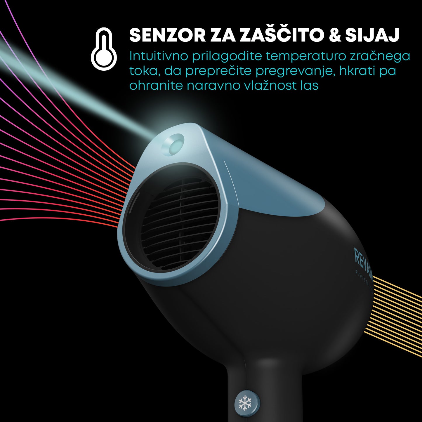 REVAMP Progloss Hydro Shield X Shine DR-6000 sušilo za kosu
