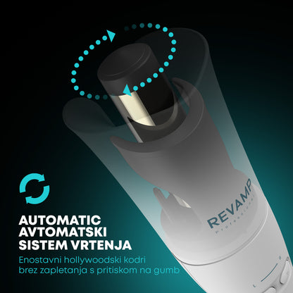 REVAMP Progloss Hollywood Curl CL-1850 uvijač za kosu - bijele boje
