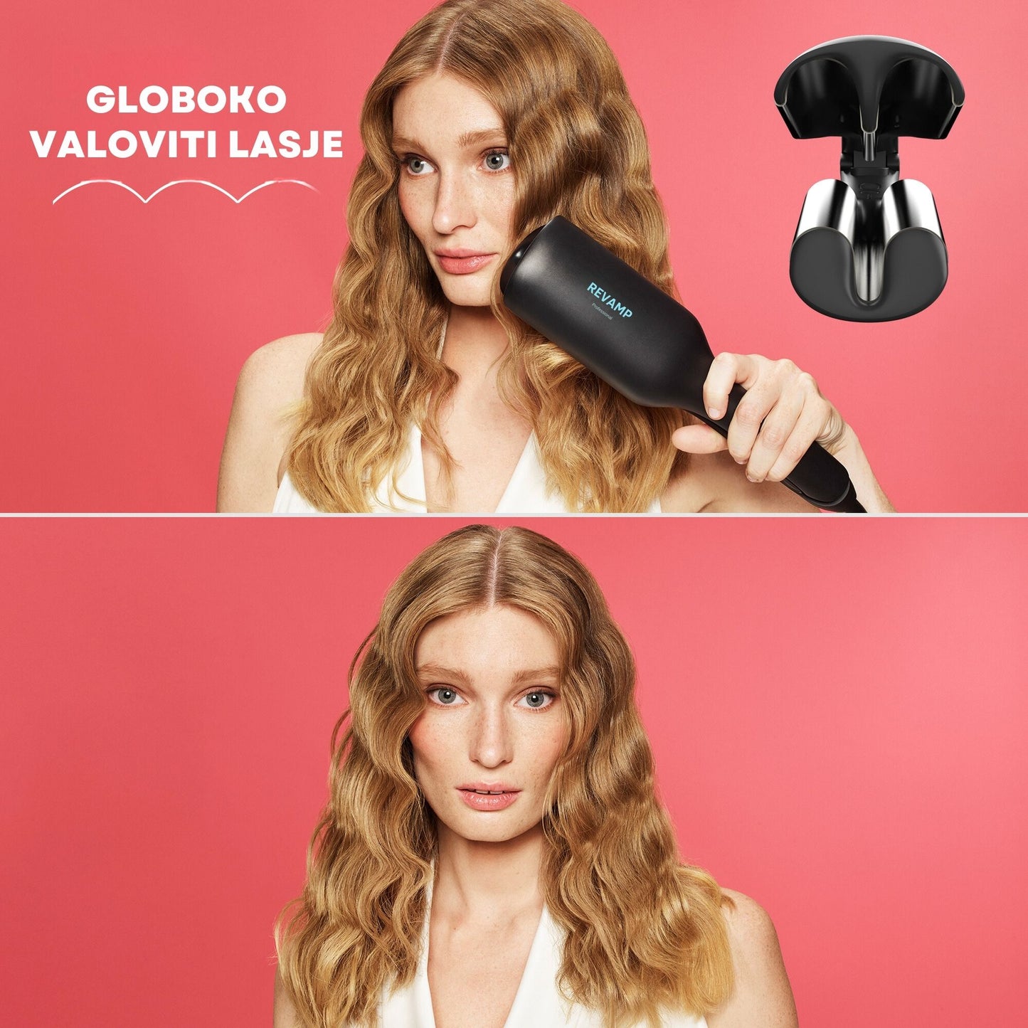 REVAMP Progloss 2-IN-1 Beach & Volume Waver WV-3000 uvijač za kosu