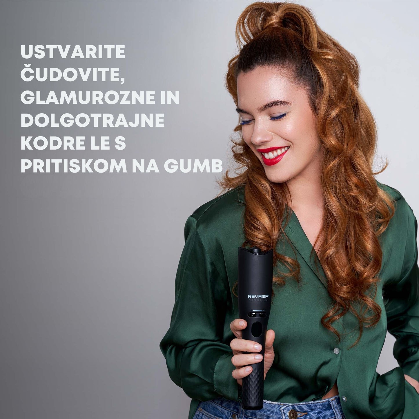 REVAMP iGEN Progloss Hollywood Curl CL-2750 bezžični uvijač za kosu