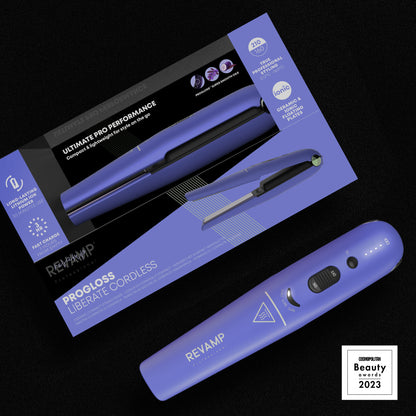 REVAMP Progloss Liberate Cordless Compact ST-1700 bežična pegla za kosu - ljubičaste boje