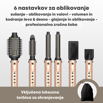 REVAMP Dynamic Radiance Pro DR-2850GD 7-v-1 sušilo i set za oblikovanje kose